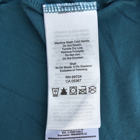 Columbia Teal Lumianation Long Sleeve NWT Top - Picture 8 of 8